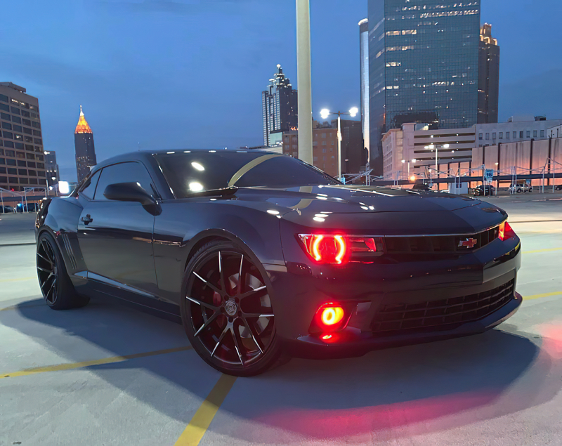 Chevrolet Camaro Headlight Halo Kit - ORACLE Lighting - LED Round Style - Green - `14-`15